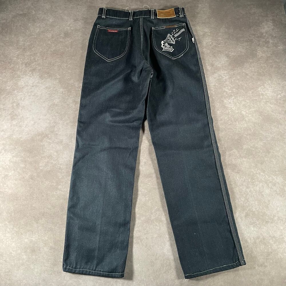 70’s Le Vagabond Dark Wash Denim Pants 26x27 True Vintage Jeans Kena VTG 70s 80s